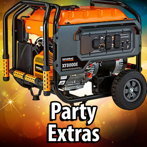 Party extras and add-on rentals