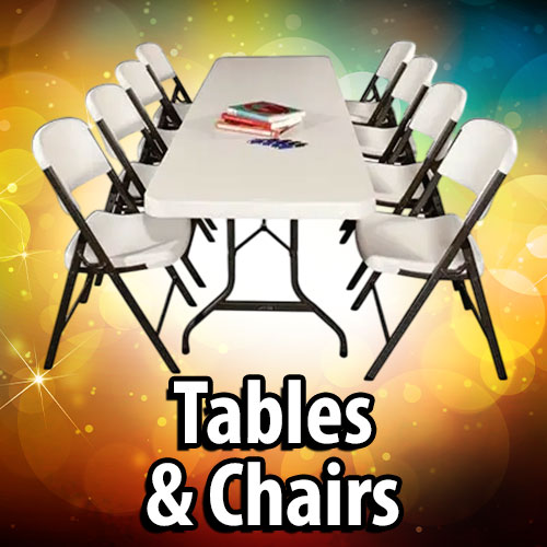 Table and chair rentals